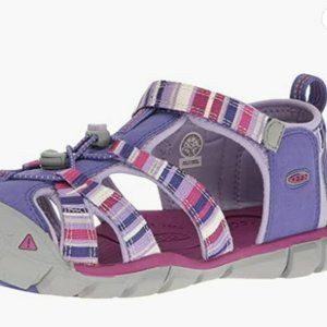 KEEN Seacamp II Sandal (Big Kid), Liberty Raya, 6 M US Big Kid, Purple/Pink